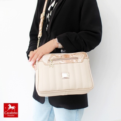 Mala De Tiracolo Cavalinho Grace 18250251 Bege