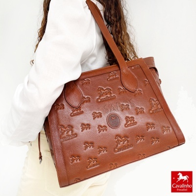 Bolsa Cavalinho Cavalo Lusitano 18090410 Camel