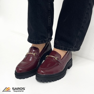 Sapato Saros Loafer 1066 Bordo