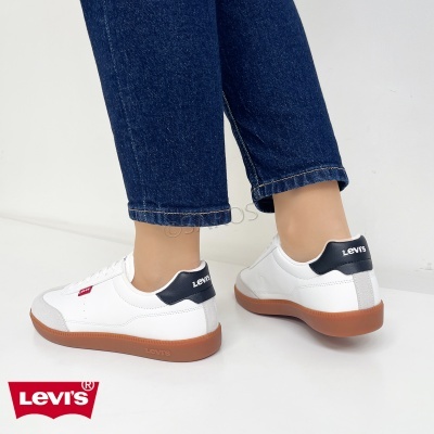 Sapatilha Levis Jackson Vjac0021s Branco E Preto