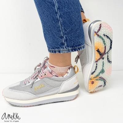 Sapatilha Anekke Smart 40360 Prata