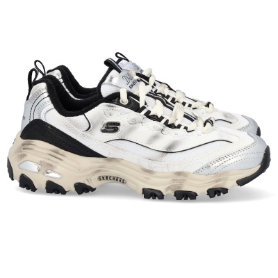 Sapatilha Skechers D'Lites Vintage 150245 Multi-branco