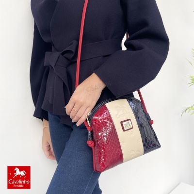 Mala De Tiracolo Cavalinho Honor 18190005 Multi-vermelho
