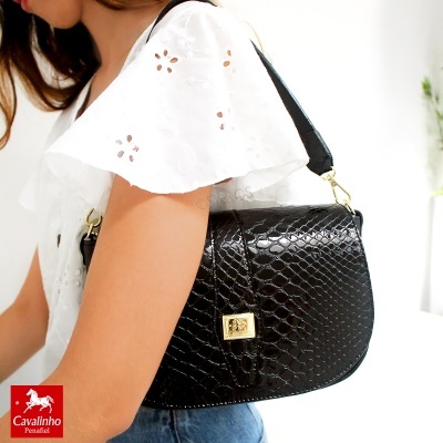 Bolsa Cavalinho Cherry Blossom 18810532 Preto