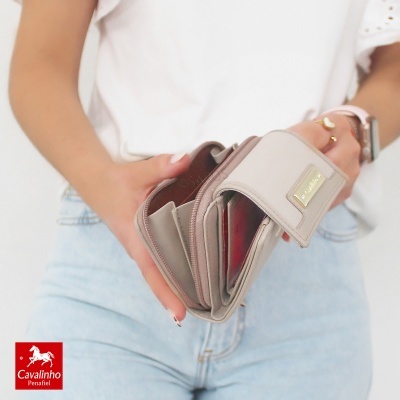 Carteira Cavalinho La Vie 26190218 Cinza