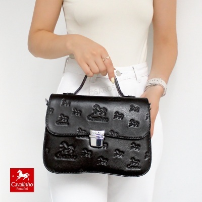 Mala De Tiracolo Cavalinho Cavalo Lusitano 18090600 Preto