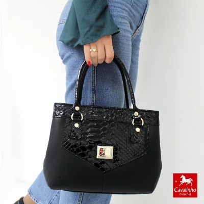 Mala De Mão Cavalinho Cherry Blossom 18810534 Preto