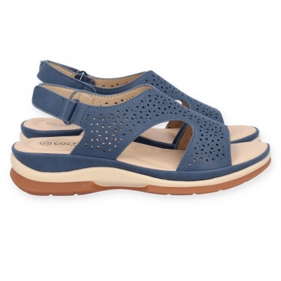 Sandalia Lapierce Conforto Bl10 Azul