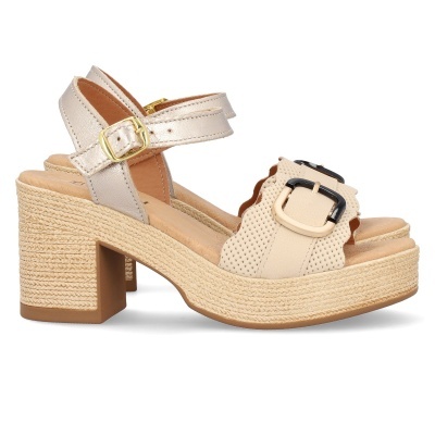 Sandalia Samelli 10932 Bege