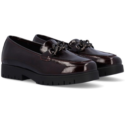 Sapato Comfeet Loafer 25222-17 Bordo