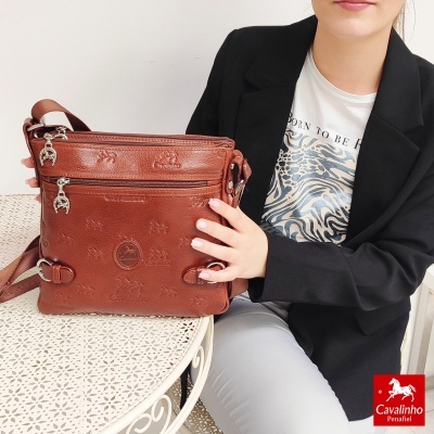 Mala De Tiracolo Cavalinho Cavalo Lusitano 18090390 Camel