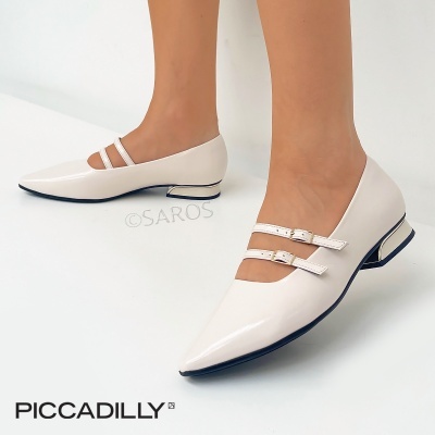 Sapato Piccadilly Mary Jane 279041 Bege