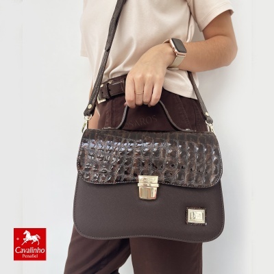 Mala De Tiracolo Cavalinho Cherry Blossom 18810600 Castanho