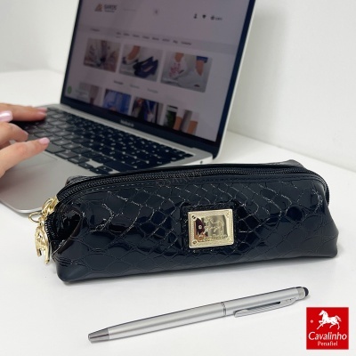 Porta-lápis Cavalinho Galope 28170261 Preto