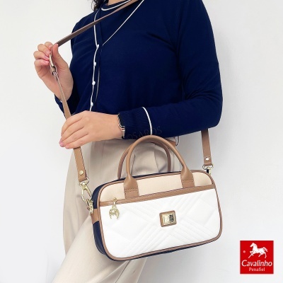 Mala De Mão Cavalinho Poésie 16140576 Azul-bege