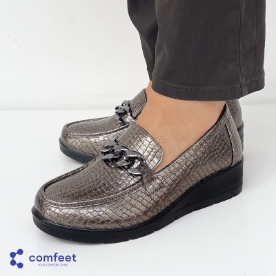 Sapato Comfeet Conforto 24222-28 Bronze