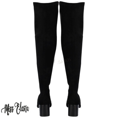 Bota Miss Elastic 77354 Preto