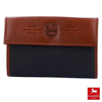 Carteira Cavalinho Poésie 26140204 Preto Mel