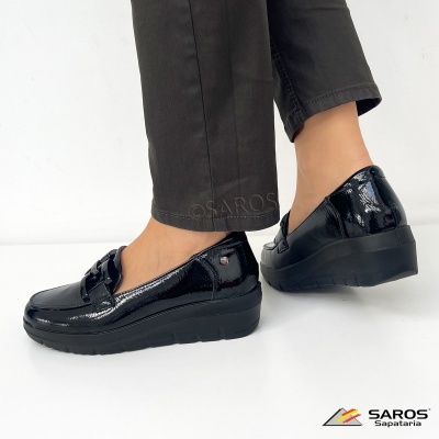 Sapato Mysoft Conforto 25m585 Preto