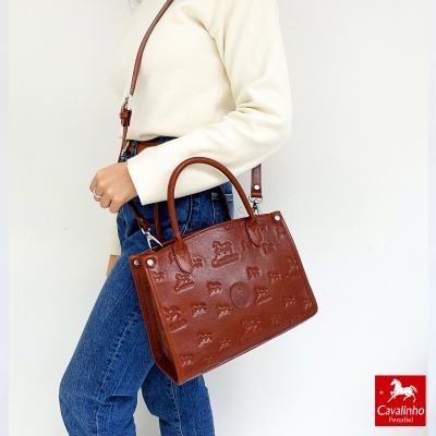 Bolsa Cavalinho Cavalo Lusitano 18090480 Camel