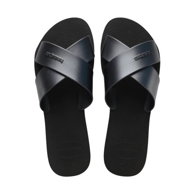 Chinelo Havaianas Aqua Metallic 4148866 Preto