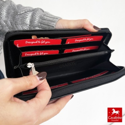 Carteira Cavalinho Cavalo Lusitano 28090213 Preto