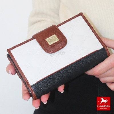 Carteira Cavalinho Poésie 26140204 Preto Mel