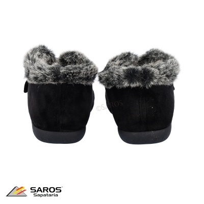 Pantufas de senhora 3216 em Preto