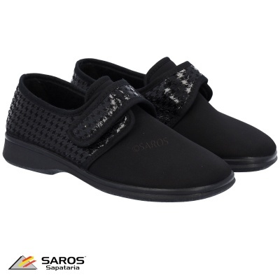 Pantufas Saros 5580 Preto