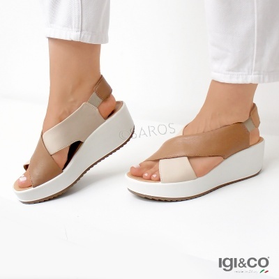 Sandalia Igi&co 7665722 Multi-bege