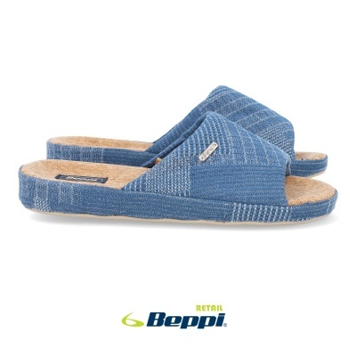 Chinelo De Quarto Beppi 2212300 Azul
