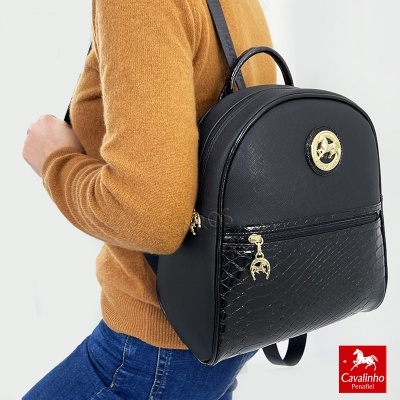 Cavalinho Mochila Cherry Blossom 18810301 Preto