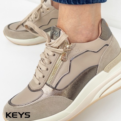 Sapatilha Keys K-11220 Multi-bege