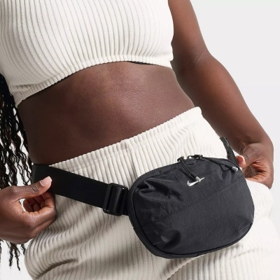 Mala De Cintura Nike Aura Hm6120 Preto