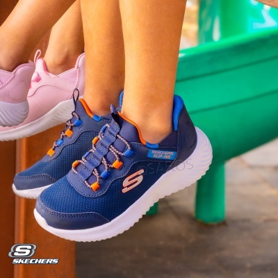 Sapatilha Skechers Bounder Brisk Burst 403822l Azul