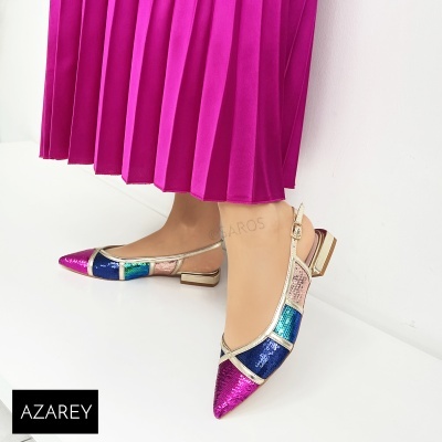 Sapato Azarey 562h253 Multi-rosa