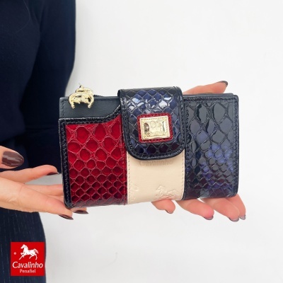 Carteira Cavalinho Honor 28190232 Multi-vermelho