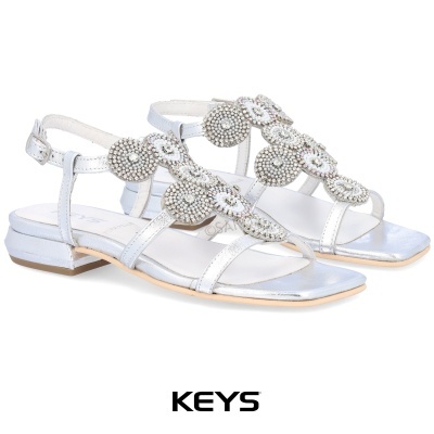 Sandalia Keys 9480 Prata