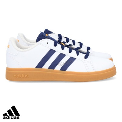 Sapatilha Adidas Grand Court Ji0969 Multi-branco