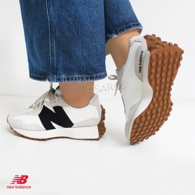 Sapatilha New Balance 327 Ws327 Gd Multi-bege