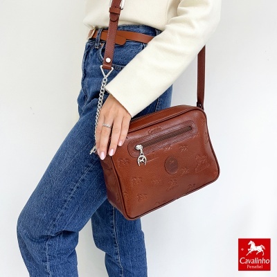 Bolsa Cavalinho Cavalo Lusitano 18090251 Camel
