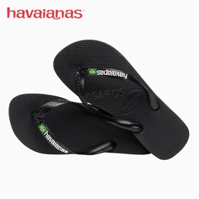 Chinelo Havaianas Brasil Logo 4110850 Preto