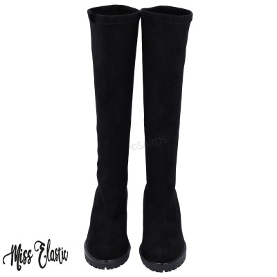 Bota Miss Elastic 77674 Preto