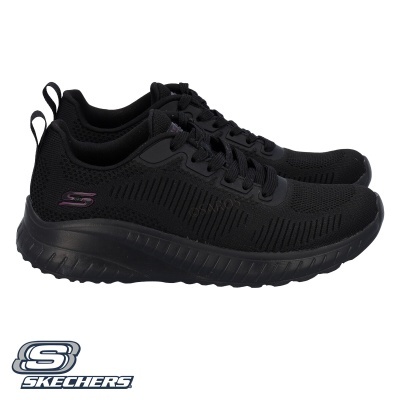 Sapatilha Skechers Bobs Squad Chaos Face Off 117209 Preto