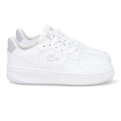 Sapatilha Lacoste L003 Set Jr 48suj0003 21g Branco Com Cinza
