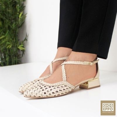 Sapato Gioseppo Brillion 75560 Bege