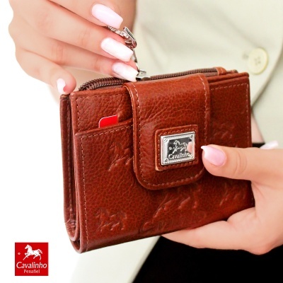 Carteira Cavalinho Cavalo Lusitano 28090233 Camel