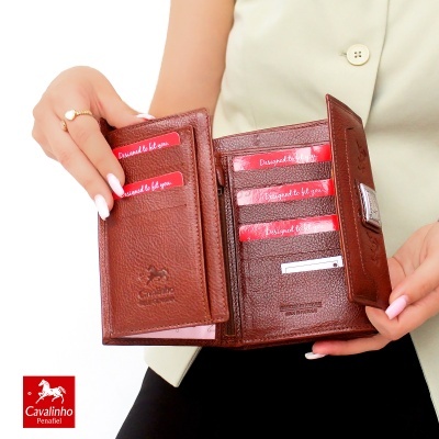 Carteira Cavalinho Cavalo Lusitano 28090221 Camel