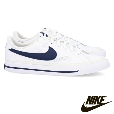 Sapatilha Nike Court Legacy Da5380 Branco E Azul