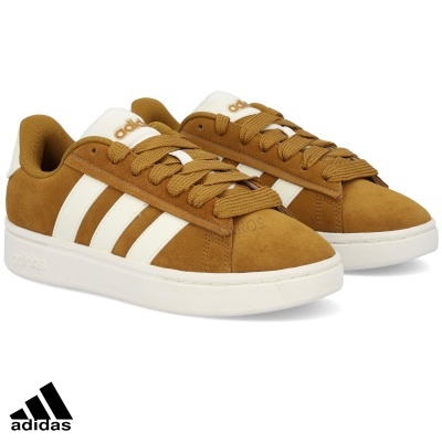 Sapatilha Adidas Vl Court Alpha Ih3843 Castanho